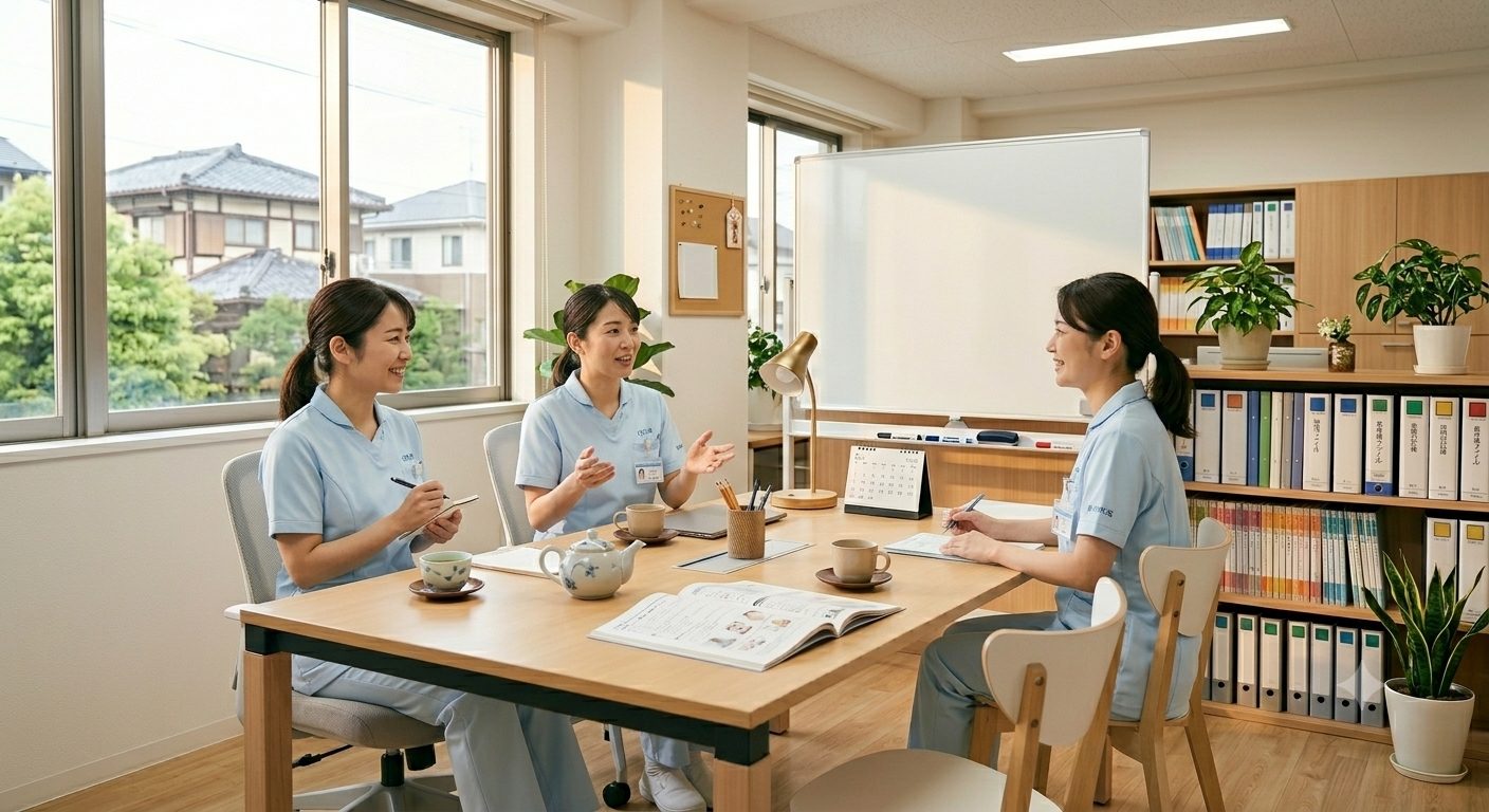 ステーションのスタッフミーティング