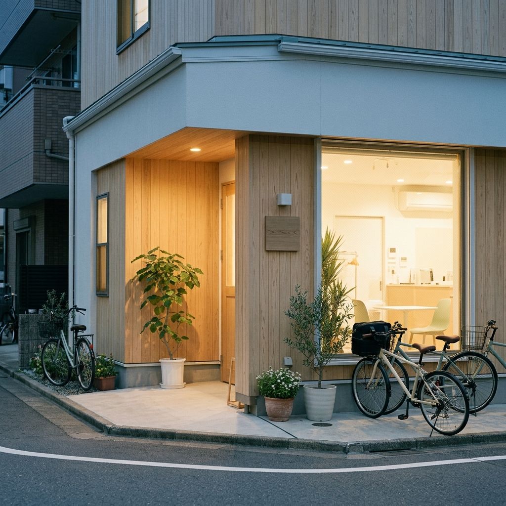 夕方のステーションの外観